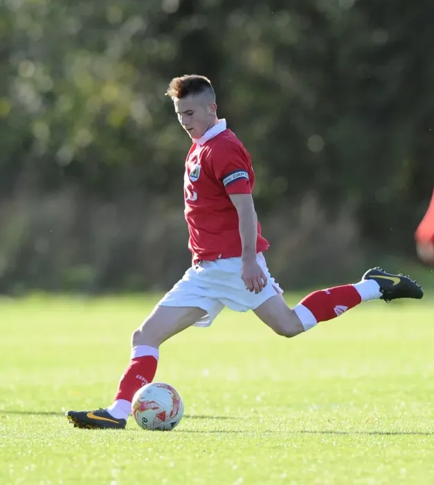 Framed Print : Billy Murphy in Action: Young Bristol City Star at Training