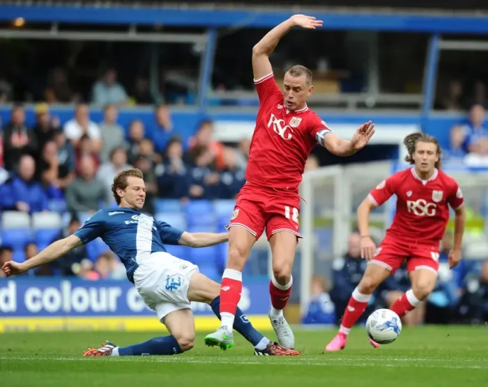 Framed Print : Birmingham City vs. Bristol City: Aaron Wilbraham vs. Jonathan Spector Clash at St. Andrews Stadium (Sky Bet Championship) Framed Print : Birmingham City vs. Bristol City: Aaron Wilbraham vs. Jonathan Spector Clash at St. Andrews Stadium (Sky Bet Championship)