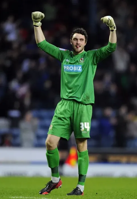 Framed Print : Blackburn Rovers Jake Kean Rejoices in Second Goal vs. Bristol City - FA Cup Match, Ewood Park (05 / 01 / 2013)