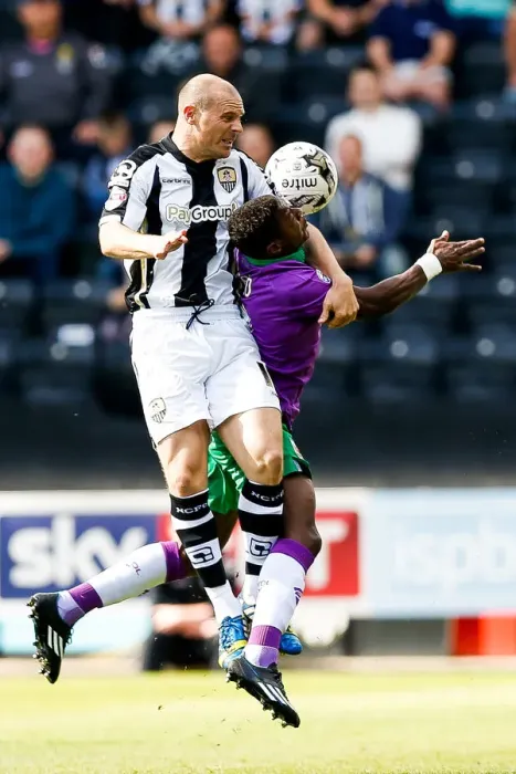 Framed Print : Bloodied Clash: Jones vs. Agard - Kieran's Exit from Notts County vs. Bristol City Framed Print : Bloodied Clash: Jones vs. Agard - Kieran's Exit from Notts County vs. Bristol City