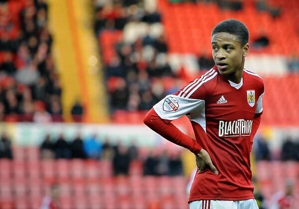 Bobby Reid in Action: FA Cup Third Round - Bristol City vs Watford