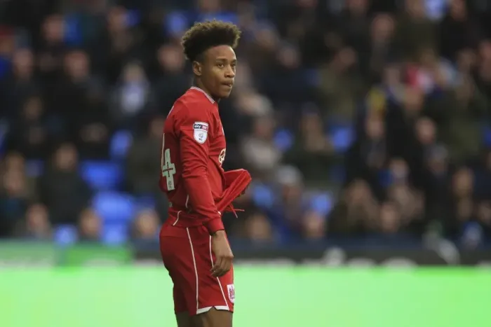 Framed Print : Bobby Reid in Action: Reading vs. Bristol City Championship Clash - November 2016