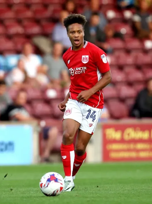 Framed Print : Bobby Reid in Action: Scunthorpe United vs. Bristol City, EFL Cup 2016