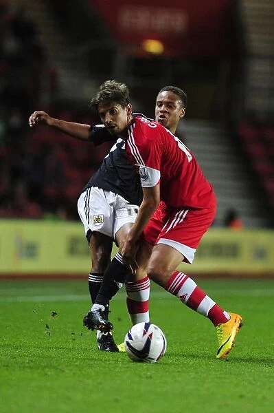 Bobby Reid Fights Through Pressure: Southampton vs. Bristol City, 24 / 09 / 2013