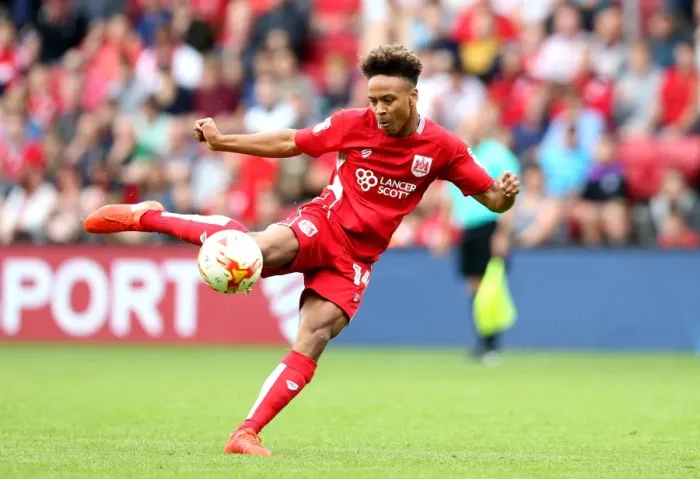 Framed Print : Bobby Reid Goes for Glory: Bristol City vs Derby County, Sky Bet Championship (17 / 09 / 2016)