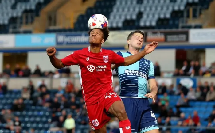 Framed Print : Bobby Reid Scores the Opener: Wycombe Wanderers vs. Bristol City, 2016 Framed Print : Bobby Reid Scores the Opener: Wycombe Wanderers vs. Bristol City, 2016
