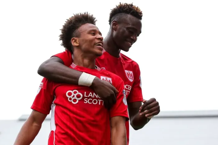 Framed Print : Bobby Reid and Tammy Abraham Celebrate Goal: Fulham vs. Bristol City, 2016 - Score: 0-3 Framed Print : Bobby Reid and Tammy Abraham Celebrate Goal: Fulham vs. Bristol City, 2016 - Score: 0-3