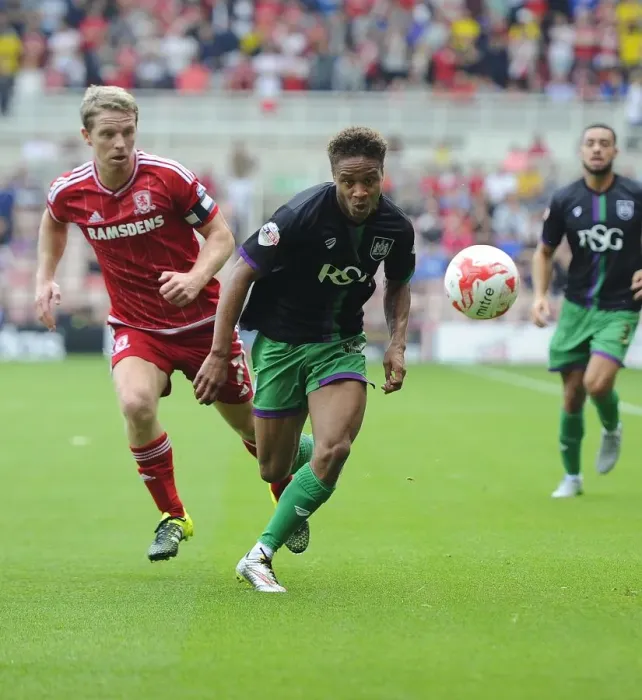 Framed Print : Bobby Reid vs Grant Leadbitter: Intense Battle for Ball Possession in Middlesbrough vs Bristol City Championship Clash Framed Print : Bobby Reid vs Grant Leadbitter: Intense Battle for Ball Possession in Middlesbrough vs Bristol City Championship Clash