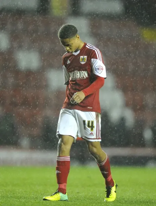 Framed Print : Bobby Reid's Disappointment: Bristol City vs Rotherham United, 14 / 12 / 2013 Framed Print : Bobby Reid's Disappointment: Bristol City vs Rotherham United, 14 / 12 / 2013