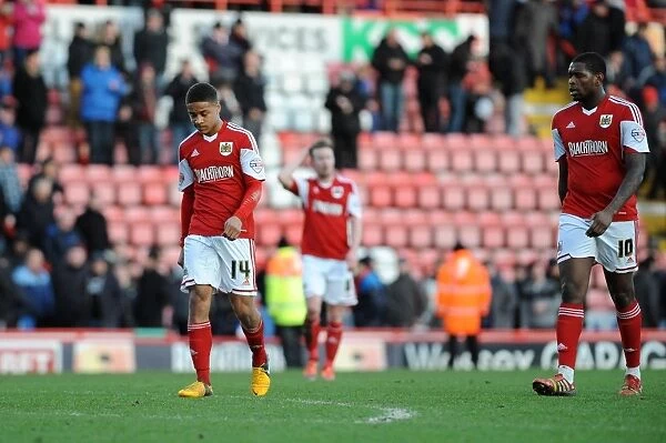 Bobby Reid's Disappointment: Heartbreaking Loss for Bristol City against Tranmere Rovers (15 / 02 / 2014)