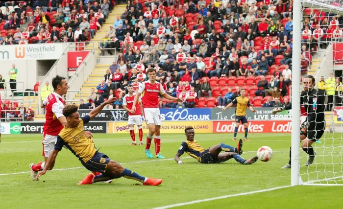 Framed Print : Bobby Reid's Dramatic Equalizer: Thrilling 2-2 Draw Between Rotherham and Bristol City (September 10, 2016) Framed Print : Bobby Reid's Dramatic Equalizer: Thrilling 2-2 Draw Between Rotherham and Bristol City (September 10, 2016)