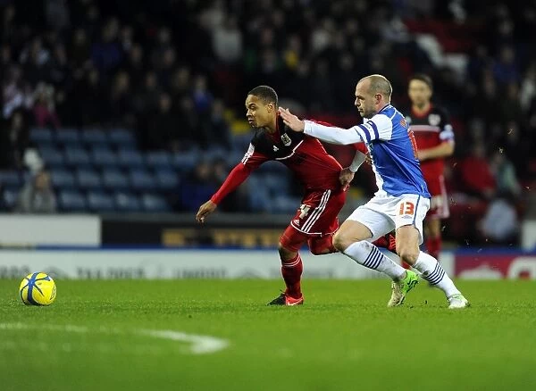 Bobby Reid's Game-Changing Moment: Stealing the Ball from Danny Murphy in the FA Cup Match between Blackburn Rovers and Bristol City, January 2013