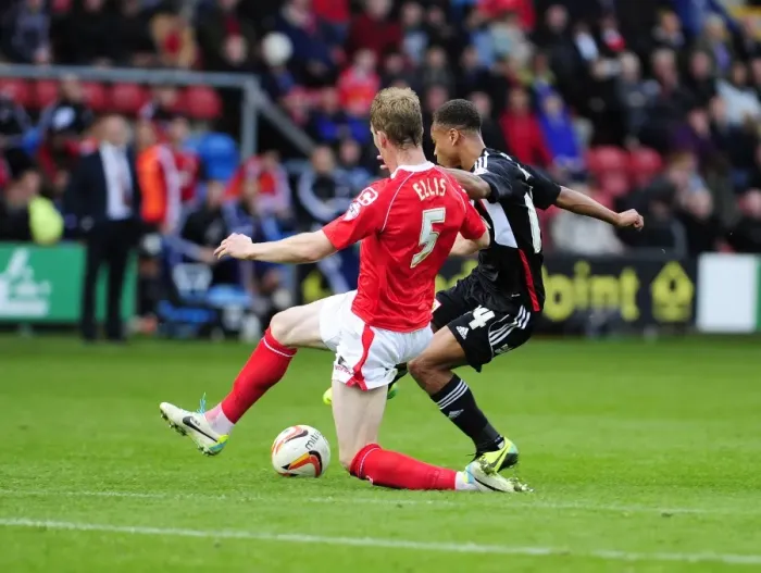 Framed Print : Bobby Reid's Shot at Glory: Crewe vs. Bristol City, 2013