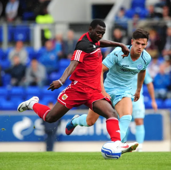 Framed Print : Bolasie Shines: Pre-Season Friendly - St Johnstone vs. Bristol City, July 2012 Framed Print : Bolasie Shines: Pre-Season Friendly - St Johnstone vs. Bristol City, July 2012