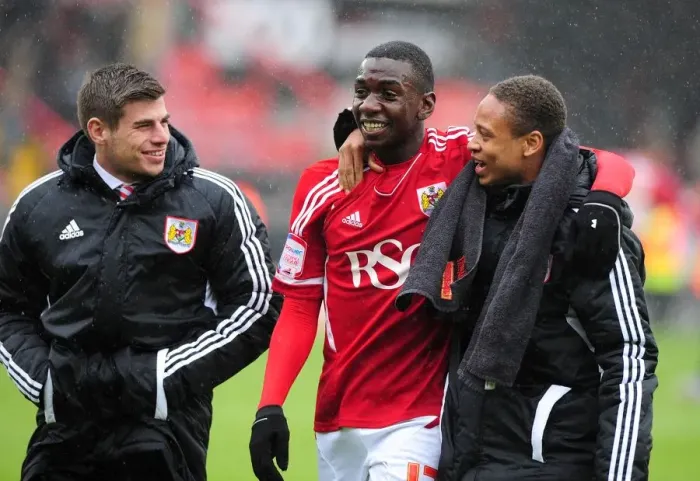 Framed Print : Bolasie's Brilliant Double: Bristol City vs Coventry City, 9th April 2012