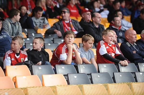 Bored Young Fans at Port Vale vs. Bristol City Football Match, 2013