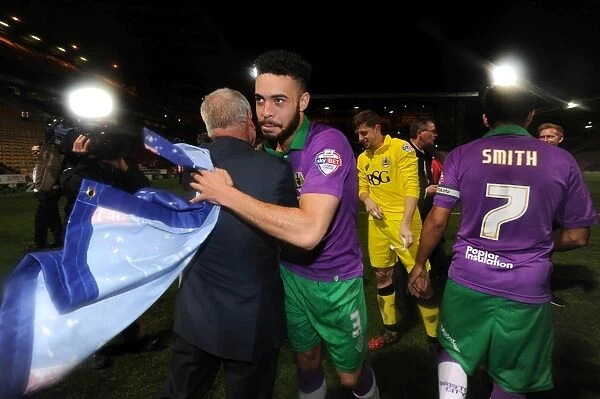 Bradford City vs. Bristol City: Derrick Williams and Steve Lansdown Celebrate Promotion to Sky Bet Championship