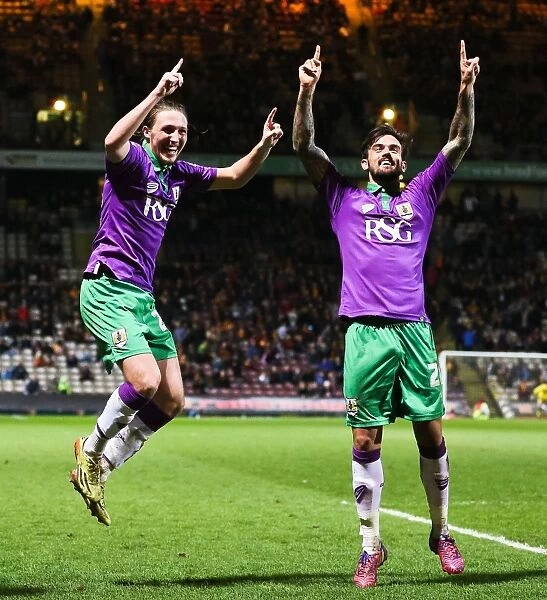 Bradford City vs. Bristol City: Five-Goal Celebration (April 14, 2015)