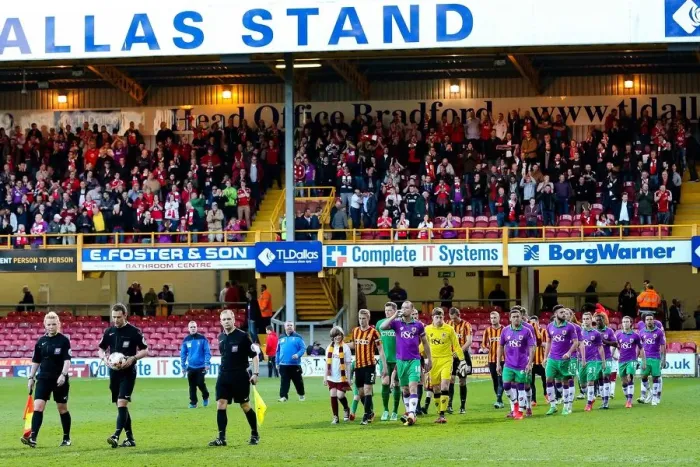 Framed Print : Bradford City vs. Bristol City: Football Rivalry Unfolds at Valley Parade (Promotion Clash) Framed Print : Bradford City vs. Bristol City: Football Rivalry Unfolds at Valley Parade (Promotion Clash)