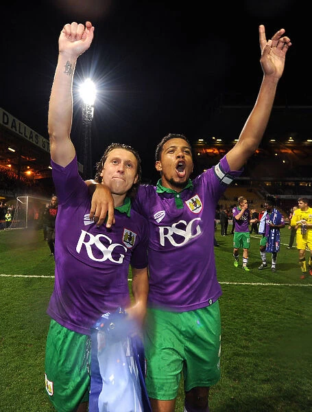 Bradford City vs. Bristol City: Luke Freeman and Korey Smith Celebrate Promotion to Sky Bet Championship after 0-6 Win