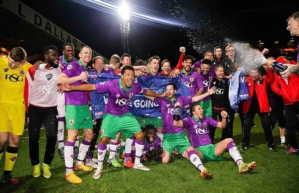 Bradford City's Promotion to Sky Bet League One: The Triumphant Moment of Celebration (Bradford City vs. Bristol City)