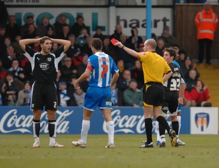 Framed Print : Bradley Orr in Action: Colchester United vs. Bristol City Framed Print : Bradley Orr in Action: Colchester United vs. Bristol City