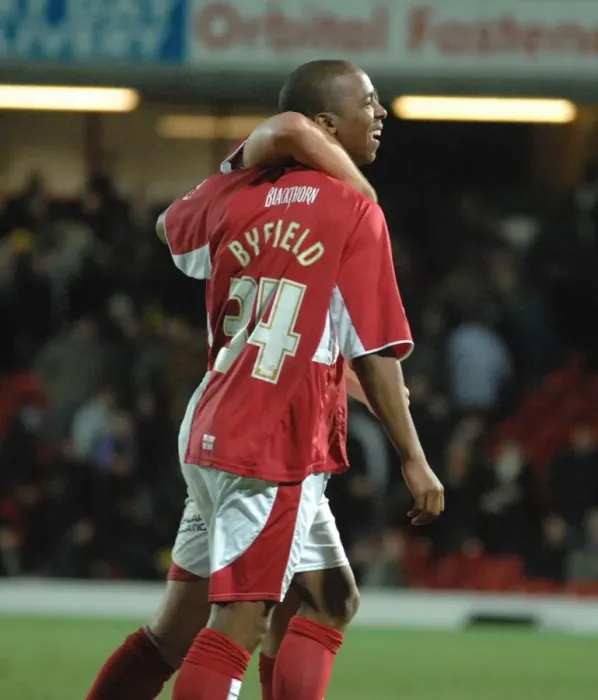 Framed Print : Bradley Orr and Darren Byfield: Unstoppable Force at Work - Watford vs. Bristol City Framed Print : Bradley Orr and Darren Byfield: Unstoppable Force at Work - Watford vs. Bristol City