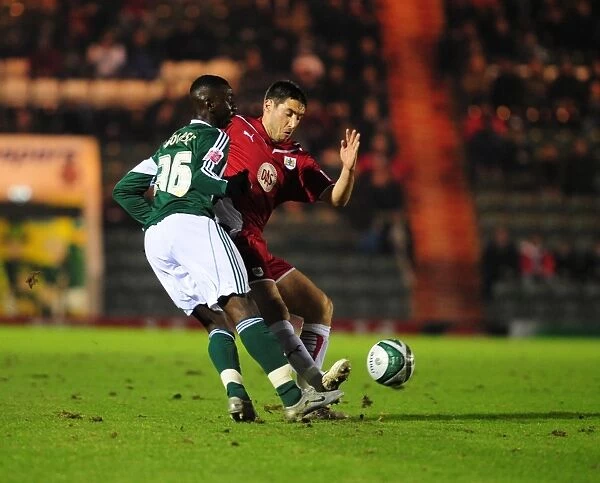 Bradley Orr vs Yannick Bolasie: Intense Battle in the Championship Clash between Plymouth Argyle and Bristol City - 16 / 03 / 2010