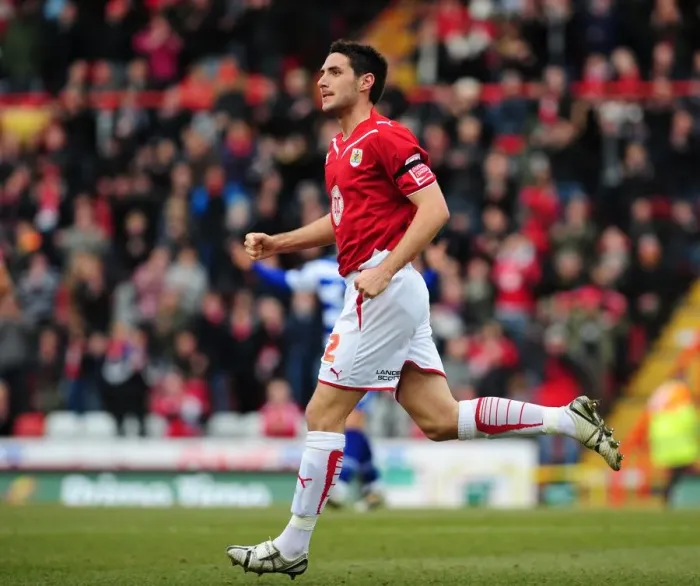Framed Print : Bradley Orr's Euphoric Moment: Celebrating a Goal for Bristol City Against Doncaster Rovers Framed Print : Bradley Orr's Euphoric Moment: Celebrating a Goal for Bristol City Against Doncaster Rovers