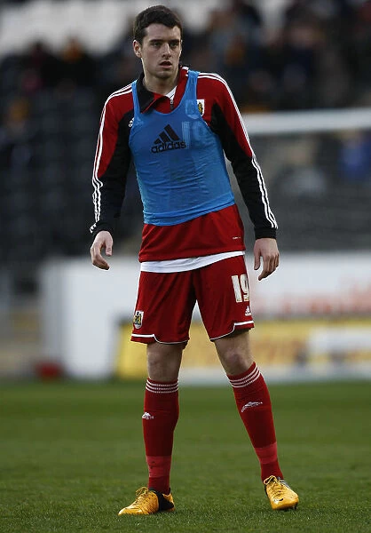 Brendan Maloney of Bristol City in Action Against Hull City, 2013 Championship Match