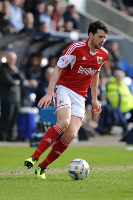 Framed Print : Brendan Moloney of Bristol City in Action Against Shrewsbury Town, March 8, 2014 Framed Print : Brendan Moloney of Bristol City in Action Against Shrewsbury Town, March 8, 2014