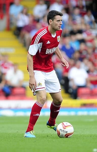 Brendon Moloney of Bristol City Faces Off Against Bradford City in Sky Bet League One Action at Ashton Gate, 2013