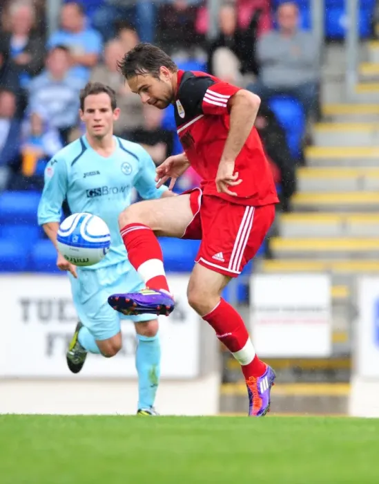 Framed Print : Brett Pitman Fueling Football Rivalry: A Tense Moment at McDiarmid Park, 2012 Framed Print : Brett Pitman Fueling Football Rivalry: A Tense Moment at McDiarmid Park, 2012