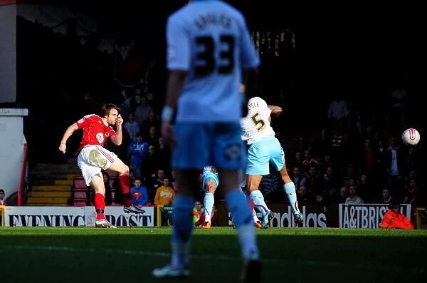 Brett Pitman Scores Opening Goal: Bristol City vs. Burnley, Championship 2011