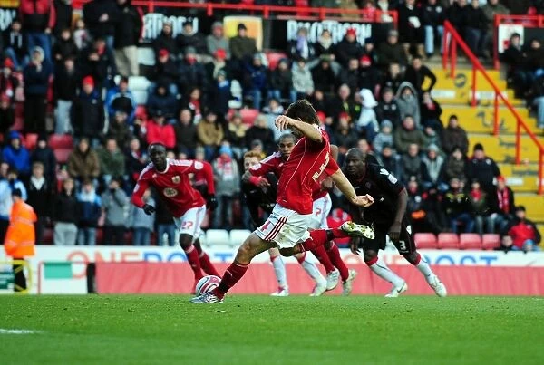 Brett Pitman Scores Second Penalty: Bristol City vs Sheffield United, Championship 2010