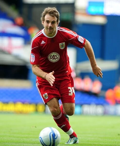Brett Pitman Scores the Winning Goal for Bristol City against Ipswich Town in the Championship, 2010