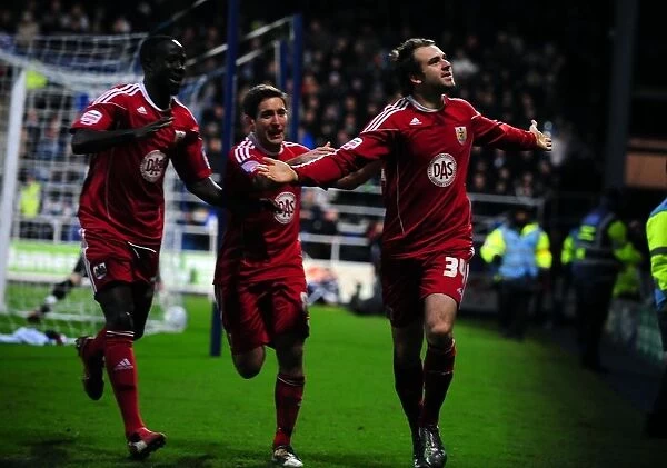Brett Pitman's Epic Goal Celebration: A Memorable Moment for Bristol City in the Championship (03 / 01 / 2011)