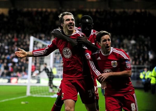Brett Pitman's Epic Goal Celebration: A Memorable Moment for Bristol City in the Championship (03 / 01 / 2011)