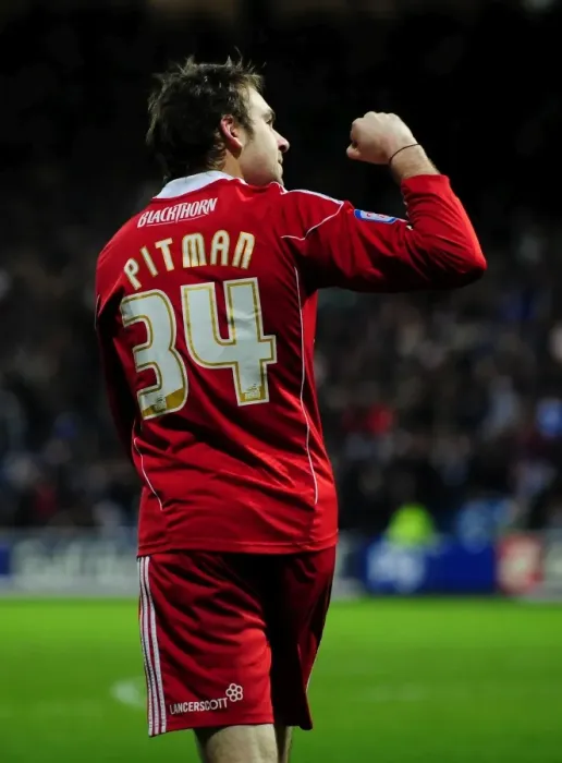 Framed Print : Brett Pitman's Epic Goal Celebration: A Thrilling Championship Moment for Bristol City at QPR (03 / 01 / 2011) Framed Print : Brett Pitman's Epic Goal Celebration: A Thrilling Championship Moment for Bristol City at QPR (03 / 01 / 2011)