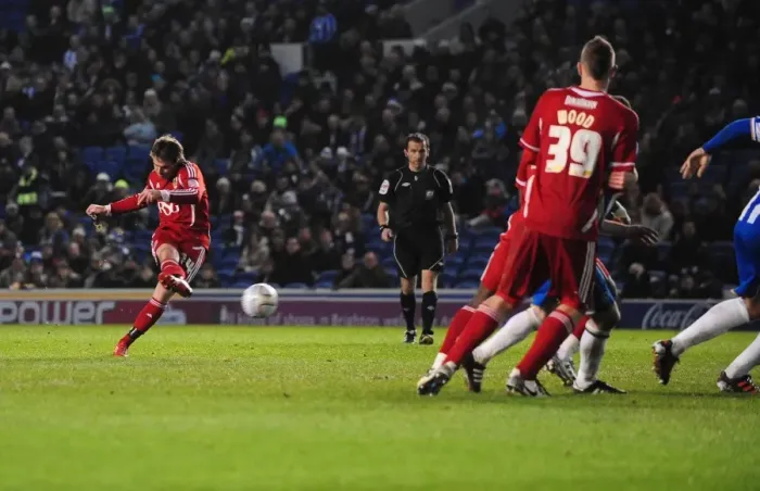 Framed Print : Brett Pitman's Free Kick Saved: Brighton vs. Bristol City, Championship (14 / 01 / 2012) Framed Print : Brett Pitman's Free Kick Saved: Brighton vs. Bristol City, Championship (14 / 01 / 2012)