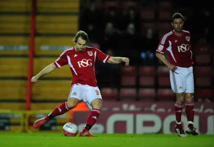 Framed Print : Brett Pitman's Free Kick Saved: Bristol City vs. Watford (2012) Framed Print : Brett Pitman's Free Kick Saved: Bristol City vs. Watford (2012)