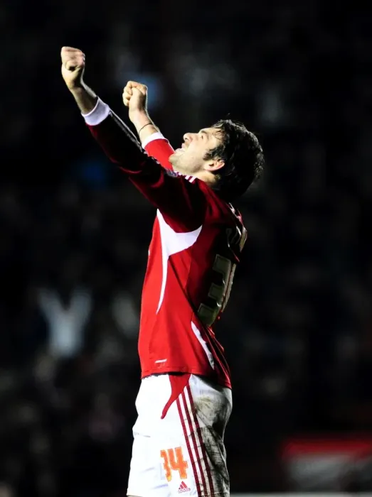 Framed Print : Brett Pitman's Goal Celebration: Bristol City vs Leicester City, 2012 Framed Print : Brett Pitman's Goal Celebration: Bristol City vs Leicester City, 2012