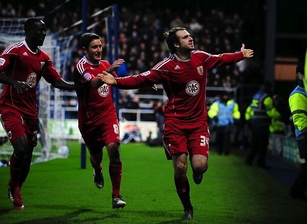 Brett Pitman's Thrilling Goal Celebration: QPR vs. Bristol City (Championship, 03 / 01 / 2011)
