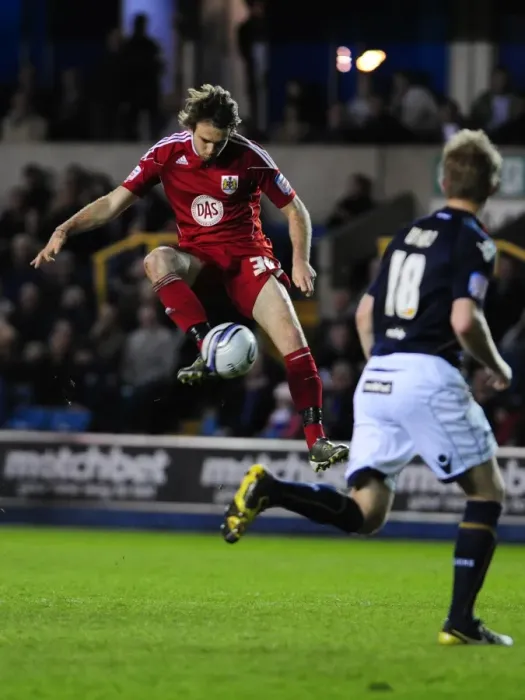 Framed Print : Brett Pitman's Thrilling Volley: Millwall vs. Bristol City, Championship 2011 Framed Print : Brett Pitman's Thrilling Volley: Millwall vs. Bristol City, Championship 2011