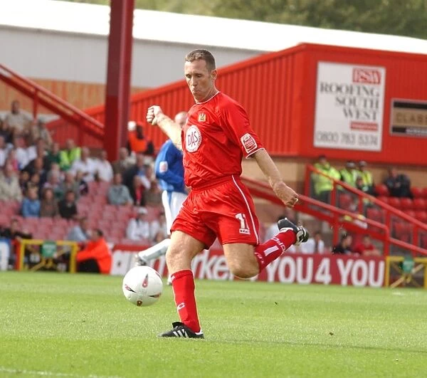 Brian Tinnion in Action for Bristol City Football Club (04-05)