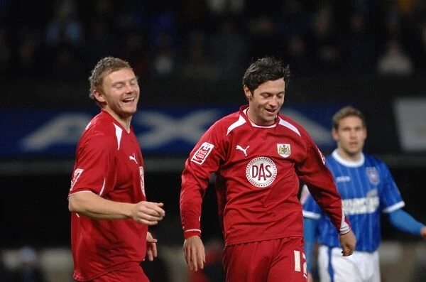 Brian Wilson and Ivan Sproule celebrate