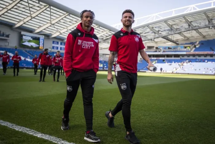Framed Print : Brighton & Hove Albion vs. Bristol City: Pre-Match Moments at Amex Stadium
