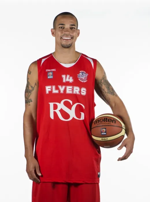 Framed Print : Bristol Academy Flyers: Doug McLaughlin-Williams in Action