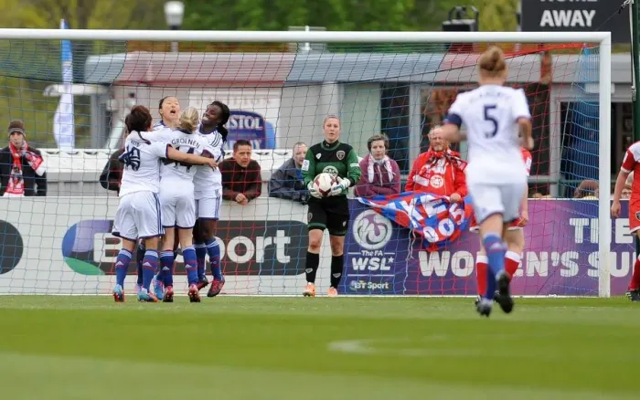 Framed Print : Bristol Academy v Chelsea Ladies 170414