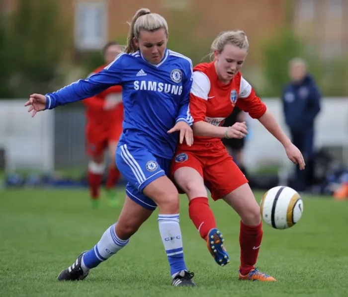 Framed Print : Bristol Academy vs. Chelsea Ladies Youth: A Football Rivalry at Gifford Stadium - FA Womens Super League Youth Framed Print : Bristol Academy vs. Chelsea Ladies Youth: A Football Rivalry at Gifford Stadium - FA Womens Super League Youth